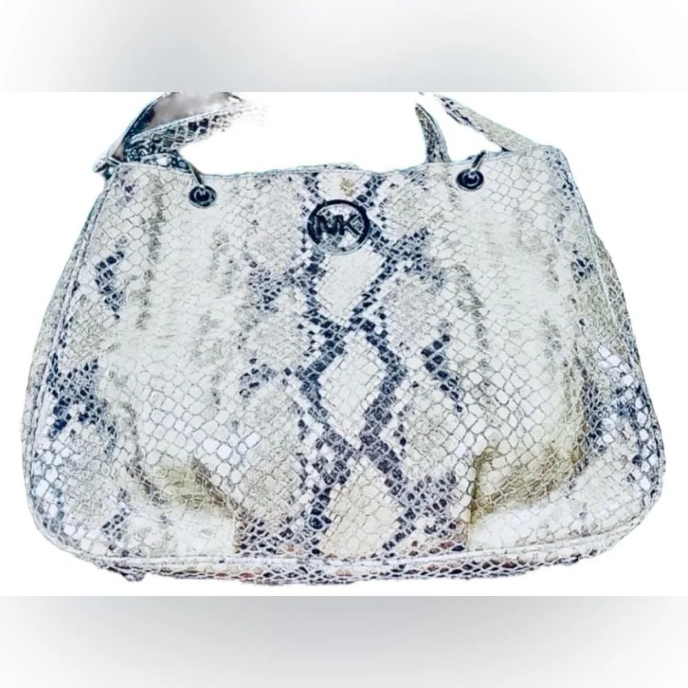 Michael Kors Python Embossed Leather Bag